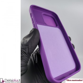 Švelnus guminis dėklas su kameros apsauga - violetinis (Apple Iphone 14 Pro) Švelnus guminis dėklas su kameros apsauga - violetinis (Apple Iphone 14 Pro)